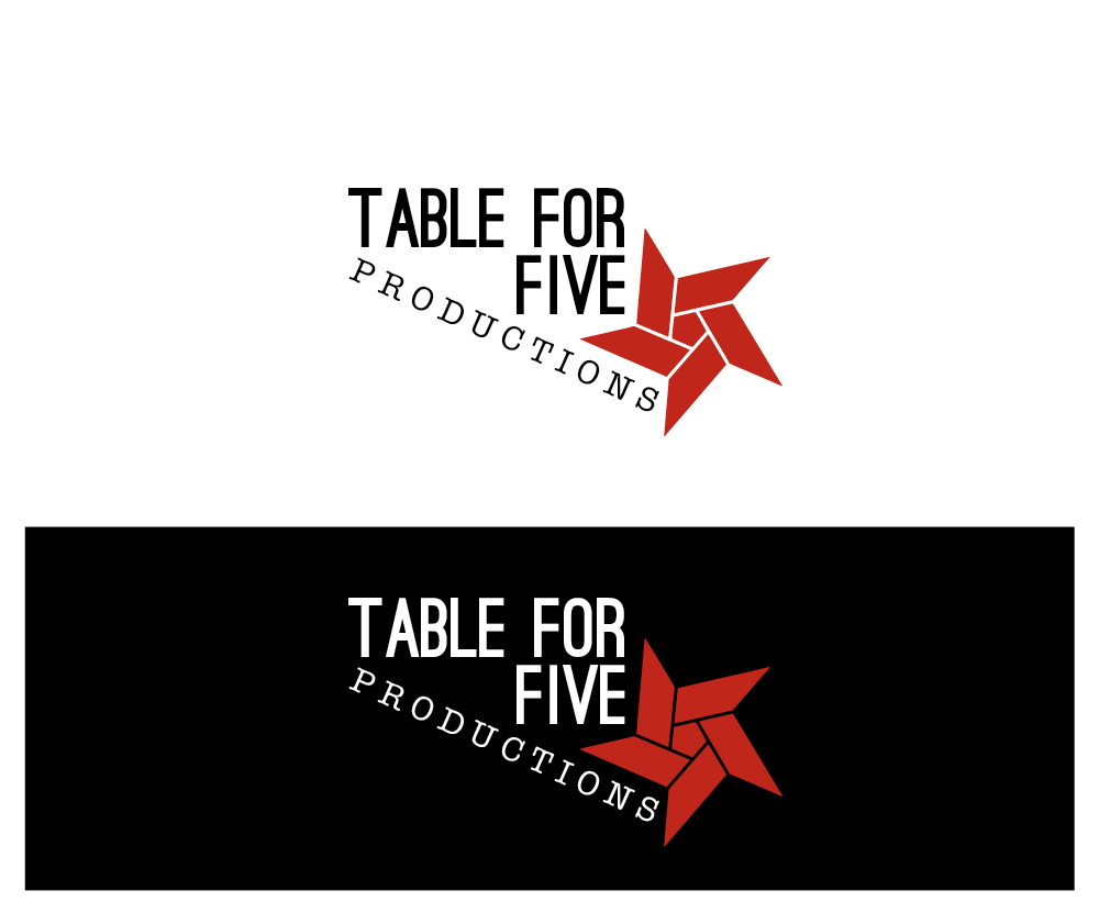 Logo Design by Bittersweet for Table For Five Productions | Design #9800447