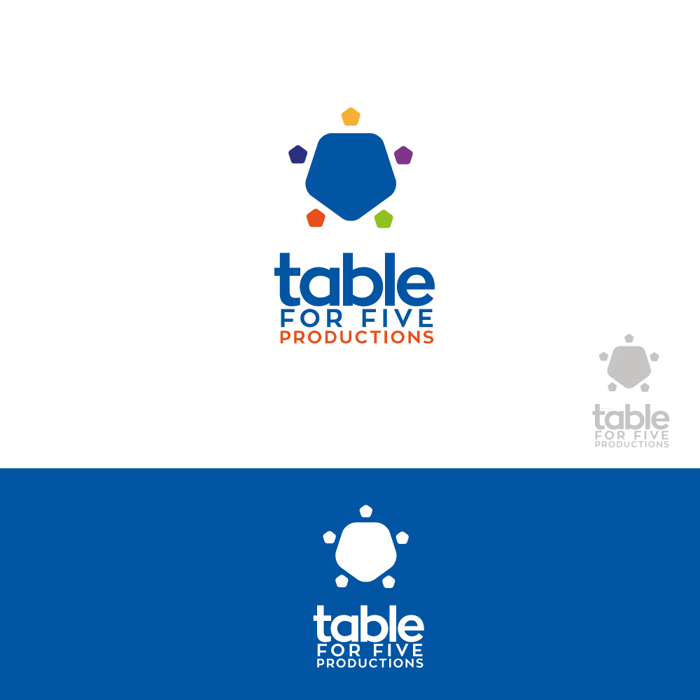Logo Design by Vic for Table For Five Productions | Design #9770955