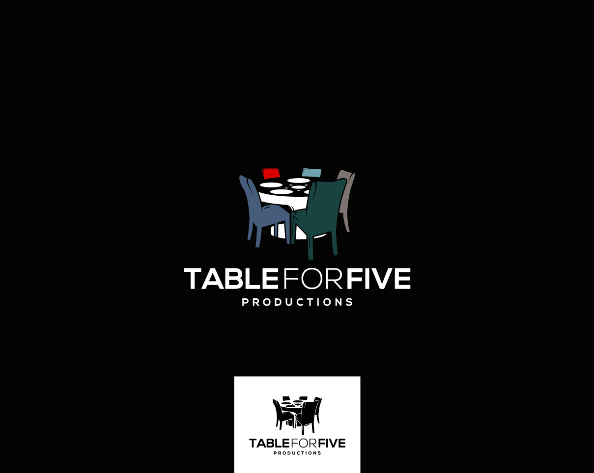 Logo Design by MrBranding for Table For Five Productions | Design #9766906