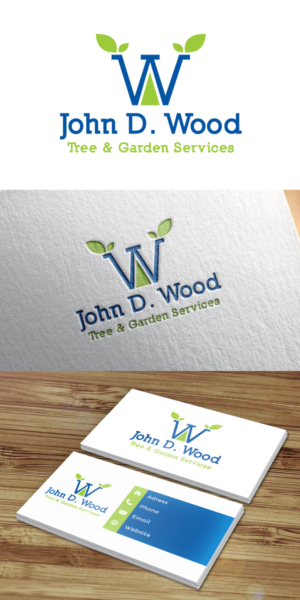 Logo Design by kenjie0476 for John D Wood Tree & Garden Services | Design: #9724683