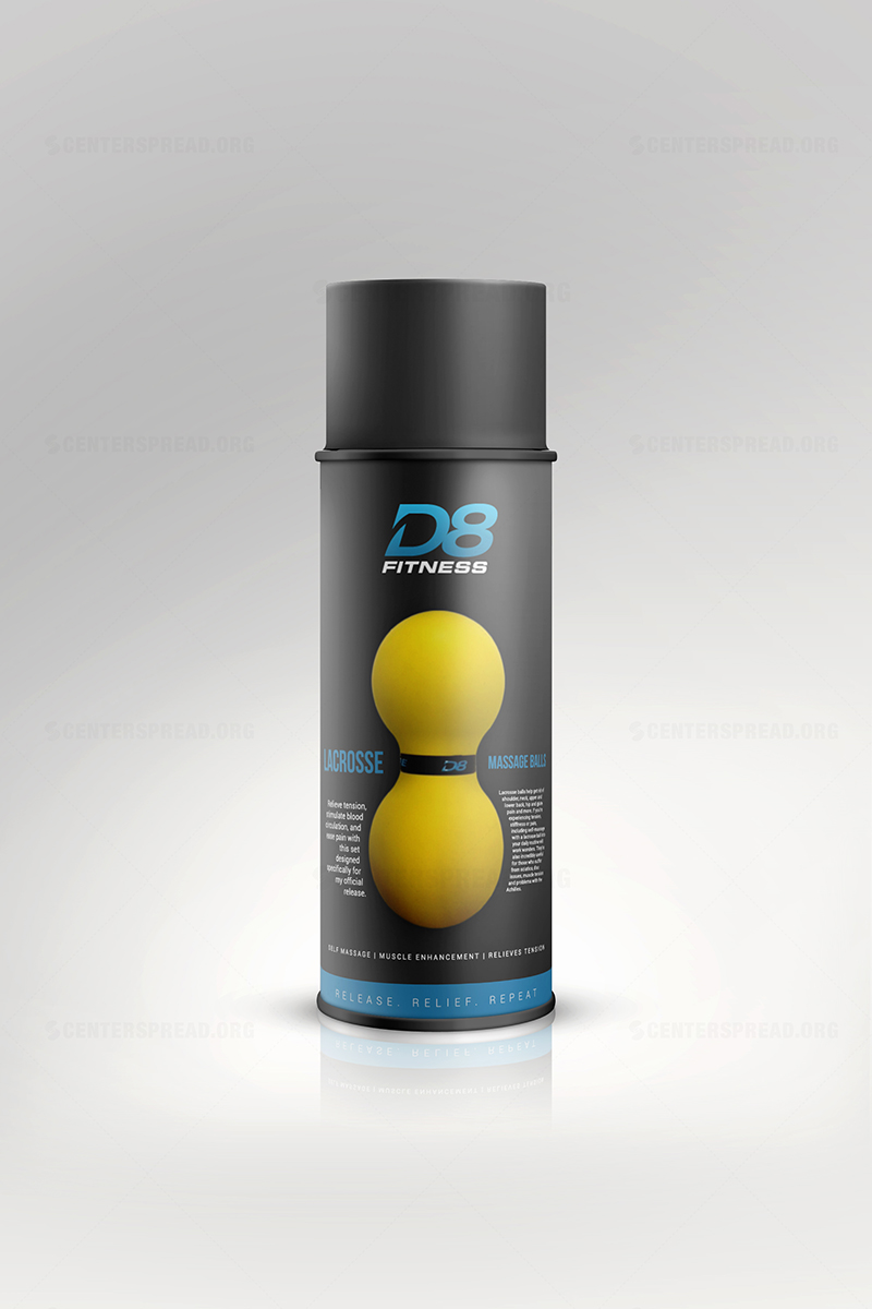 Verpackungs-Design von CENTERSPREAD für D8 Fitness | Design #9804142
