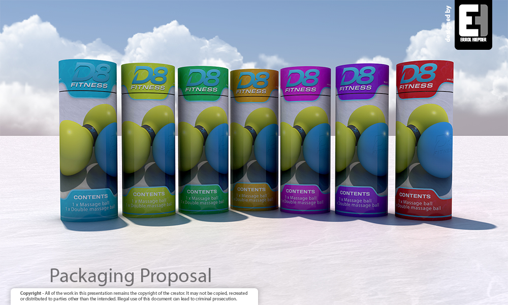 Packaging Design by EHiepner for D8 Fitness | Design #9824476