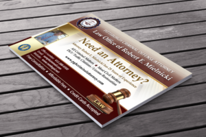 Postkarten-Design von MDesigns ™ für Robert E. Mielnicki, Esq. | Design: #9790730