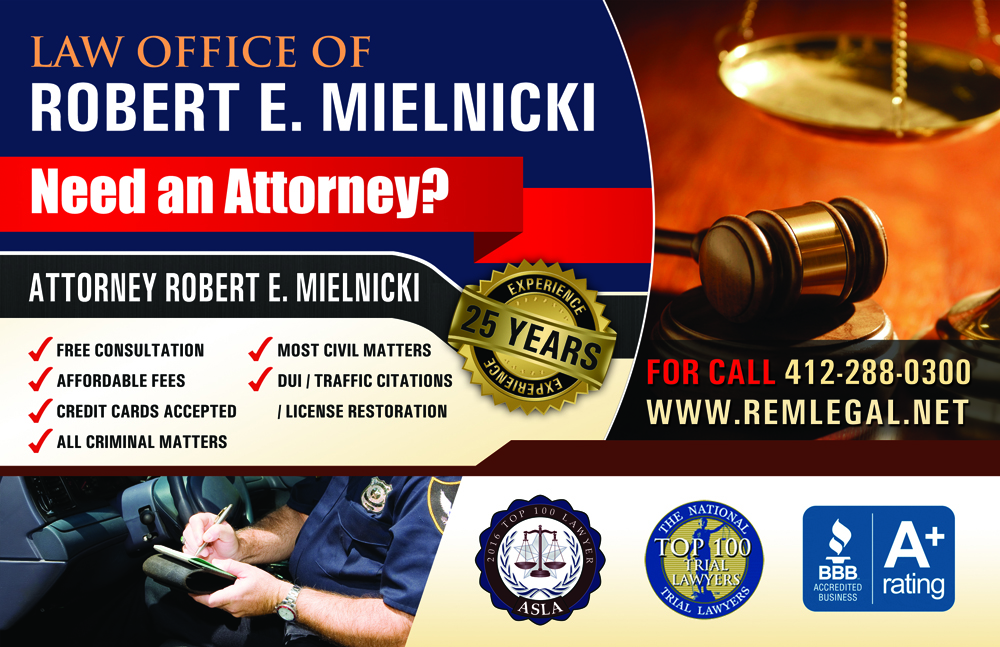 Postcard Design by Owaisias for Robert E. Mielnicki, Esq. | Design #9747322