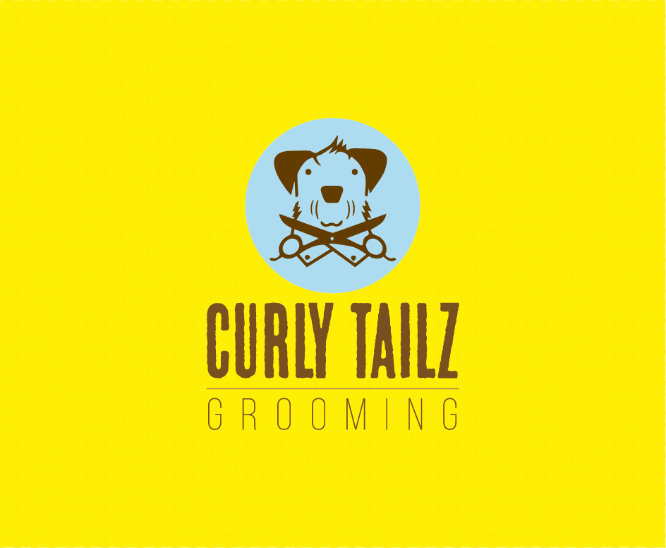 Logo-Design von RFH für Curly Tailz Grooming | Design #9848547