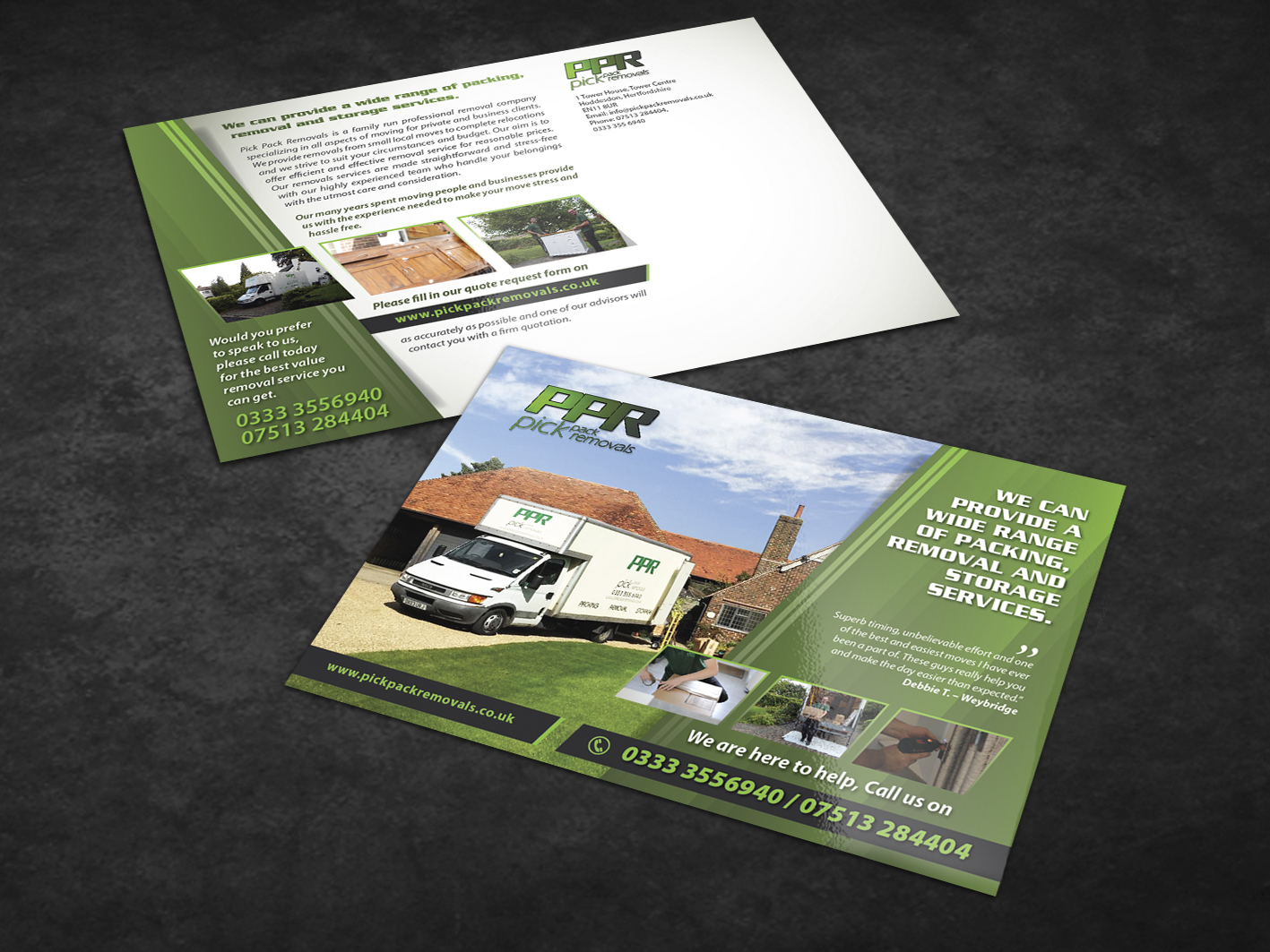 Flyer Design by Achiver for Pick Pack Removals ltd | Design #9842556