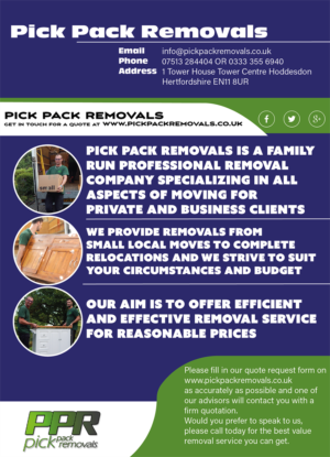 Flyer Design by Sentinelgre for Pick Pack Removals ltd | Design: #9881158