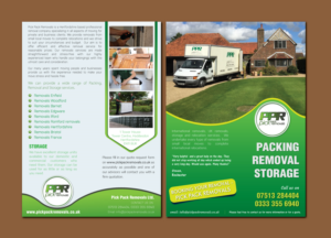 Flyer Design by meet007 for Pick Pack Removals ltd | Design: #9874776