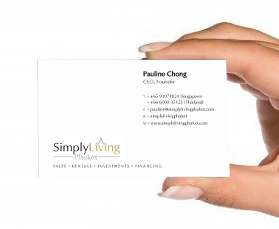 Business Card Design by foo for SimplyLivingPhuket | Design #2109129