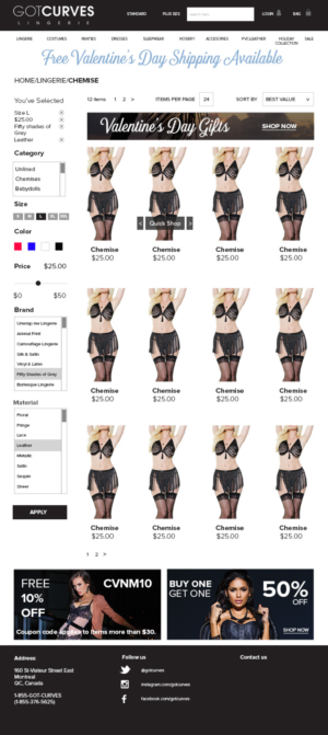 Web Design by SemTolentino for ShoeFreaks.ca | Design: #9824344