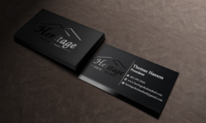 Visitenkarten-Design von Pixi Dust für Heritage Deck And Rail Ltd | Design: #9742478