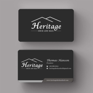 Visitenkarten-Design von INDIAN_Ashok für Heritage Deck And Rail Ltd | Design: #9748623