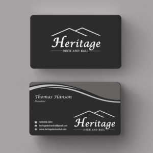 Visitenkarten-Design von INDIAN_Ashok für Heritage Deck And Rail Ltd | Design: #9748624