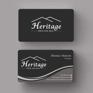 Visitenkarten-Design von INDIAN_Ashok für Heritage Deck And Rail Ltd | Design: #9748625