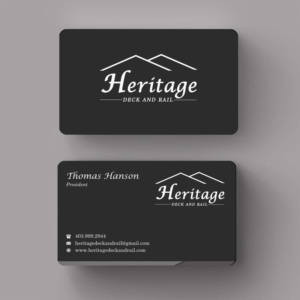 Visitenkarten-Design von INDIAN_Ashok für Heritage Deck And Rail Ltd | Design: #9748628