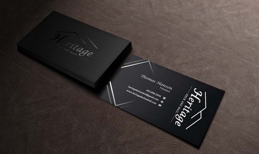 Visitenkarten-Design von INDIAN_Ashok für Heritage Deck And Rail Ltd | Design #9748629