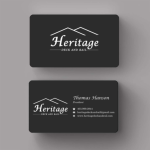 Visitenkarten-Design von INDIAN_Ashok für Heritage Deck And Rail Ltd | Design: #9748632