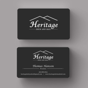 Visitenkarten-Design von INDIAN_Ashok für Heritage Deck And Rail Ltd | Design: #9748634