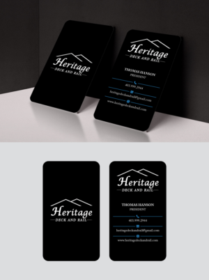 Visitenkarten-Design von MIND für Heritage Deck And Rail Ltd | Design: #9753806