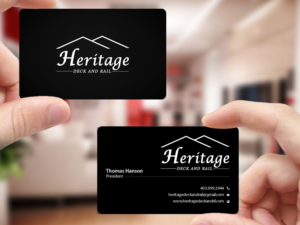 Visitenkarten-Design von Creations Box 2015 für Heritage Deck And Rail Ltd | Design: #9771305