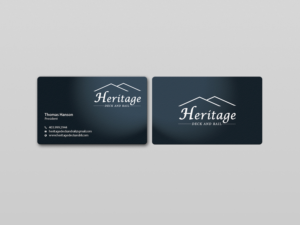 Visitenkarten-Design von Creations Box 2015 für Heritage Deck And Rail Ltd | Design: #9771310