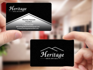 Visitenkarten-Design von Creations Box 2015 für Heritage Deck And Rail Ltd | Design: #9771315