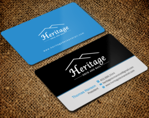 Visitenkarten-Design von Brand aid für Heritage Deck And Rail Ltd | Design: #9753433