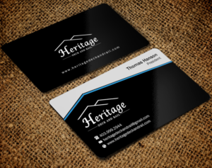 Visitenkarten-Design von Brand aid für Heritage Deck And Rail Ltd | Design: #9753435