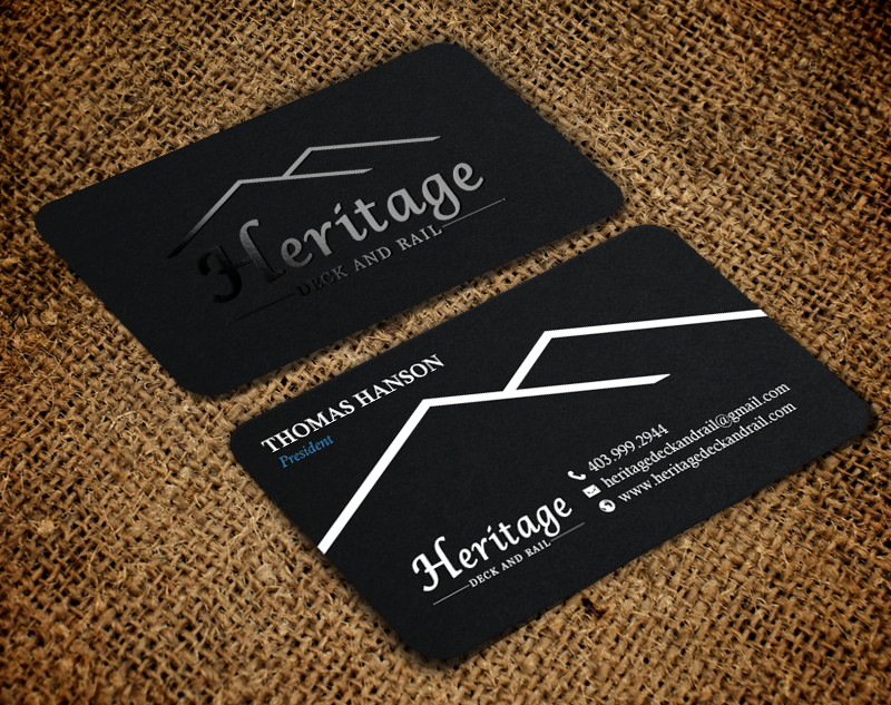 Business Card Design by chandrayaan.creative for Heritage Deck And Rail Ltd | Design #9746450