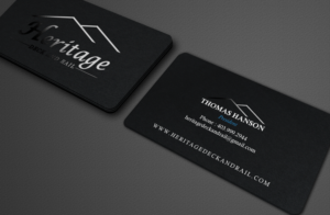 Visitenkarten-Design von chandrayaan.creative für Heritage Deck And Rail Ltd | Design: #9746665