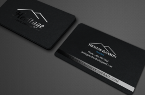Visitenkarten-Design von chandrayaan.creative für Heritage Deck And Rail Ltd | Design: #9753356