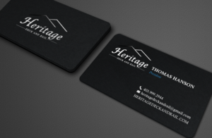 Visitenkarten-Design von chandrayaan.creative für Heritage Deck And Rail Ltd | Design: #9753357