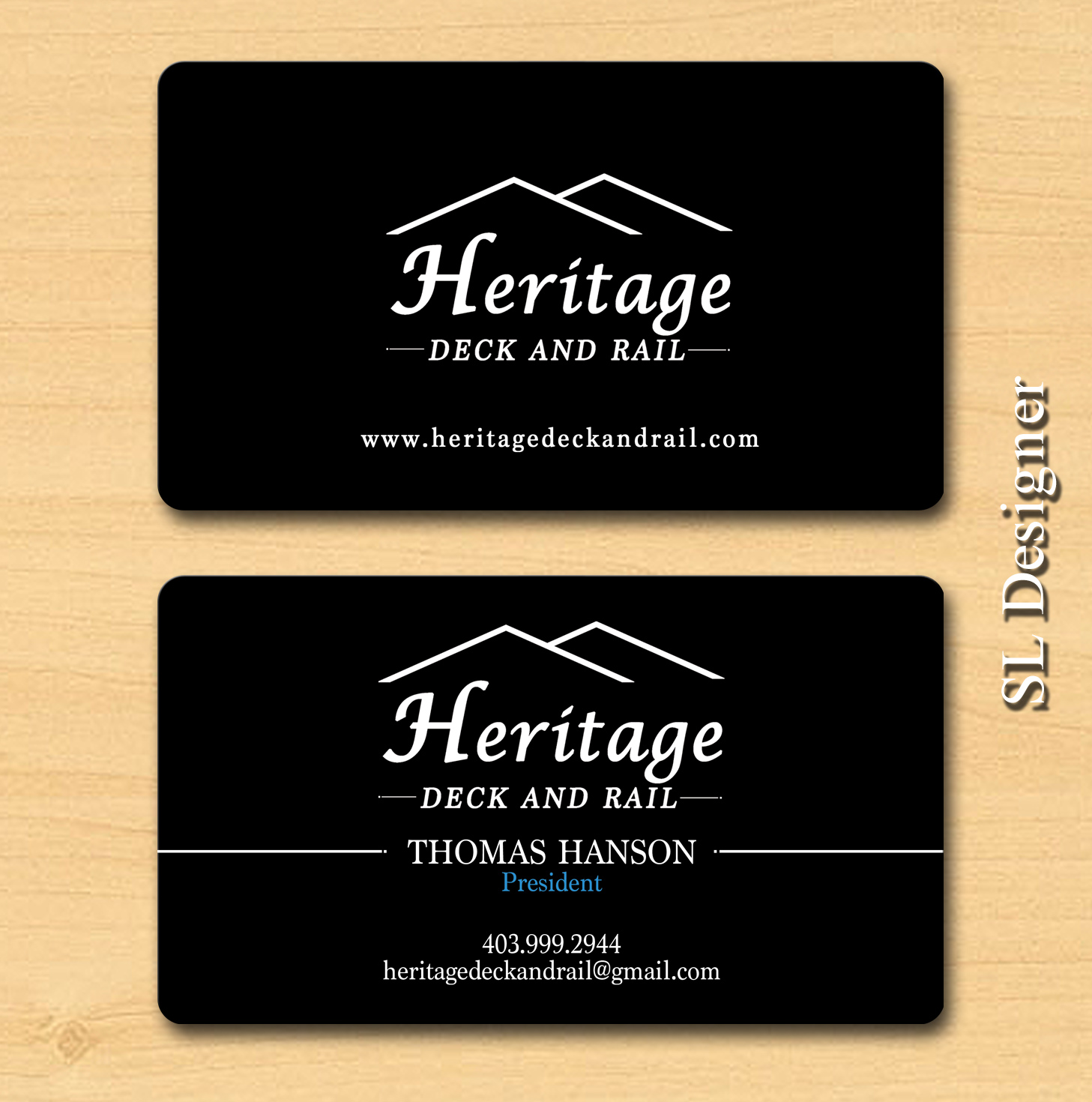 Design de Carte de Visite par SL Designer pour Heritage Deck And Rail Ltd | Design #9742257