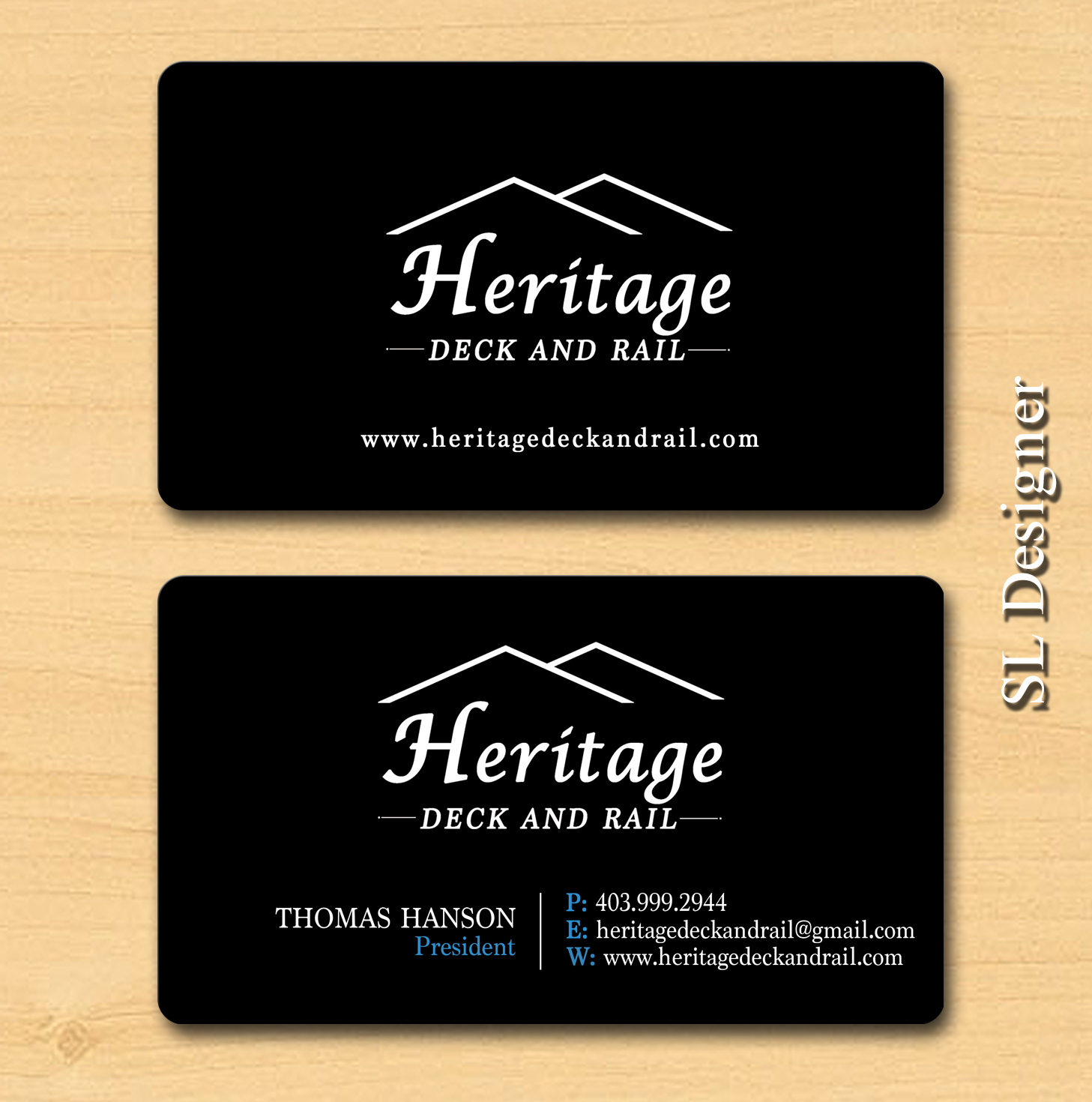 Design de Carte de Visite par SL Designer pour Heritage Deck And Rail Ltd | Design #9742259