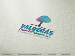Logo Design by nvisiondesign.co.uk for Valderas Financial Solutions LLC | Design: #9754349