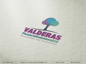 Logo Design by nvisiondesign.co.uk for Valderas Financial Solutions LLC | Design: #9754351