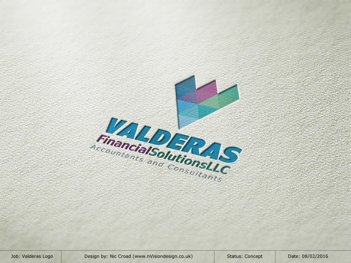 Logo Design by nvisiondesign.co.uk for Valderas Financial Solutions LLC | Design #9754352