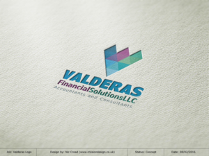 Logo Design by nvisiondesign.co.uk for Valderas Financial Solutions LLC | Design: #9754352