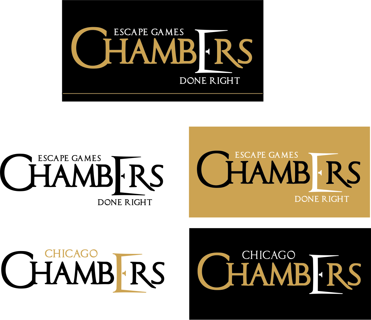 Logo Design by menidis for Chambers Escape Games | Design #10258534