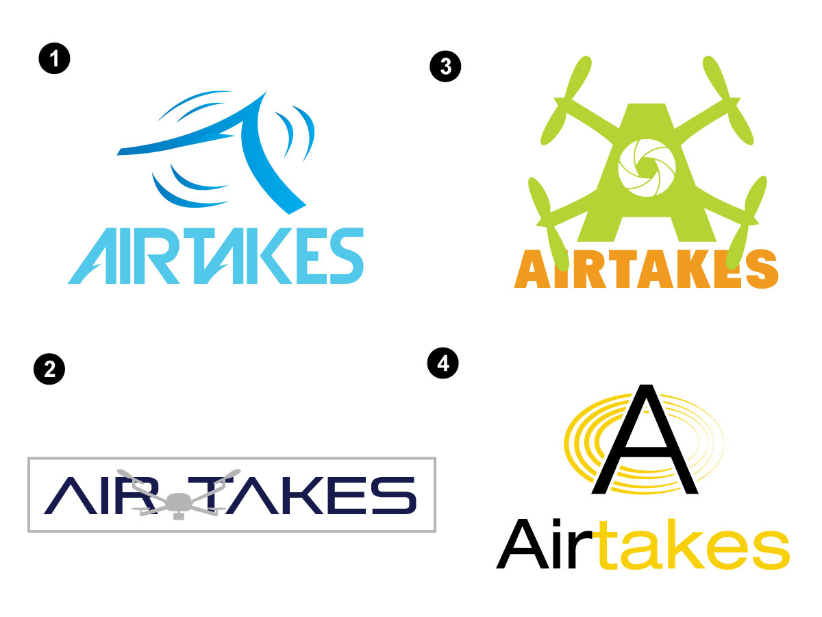 Logo Design by ney@onedaygraphics for Airtakes | Design #9743515
