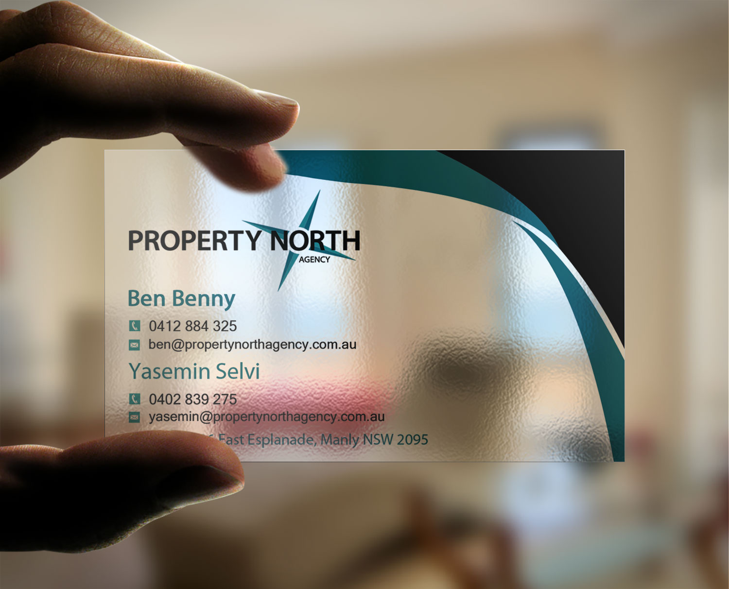 Visitenkarten-Design von Pixi Dust für Property North Agency | Design #9749831