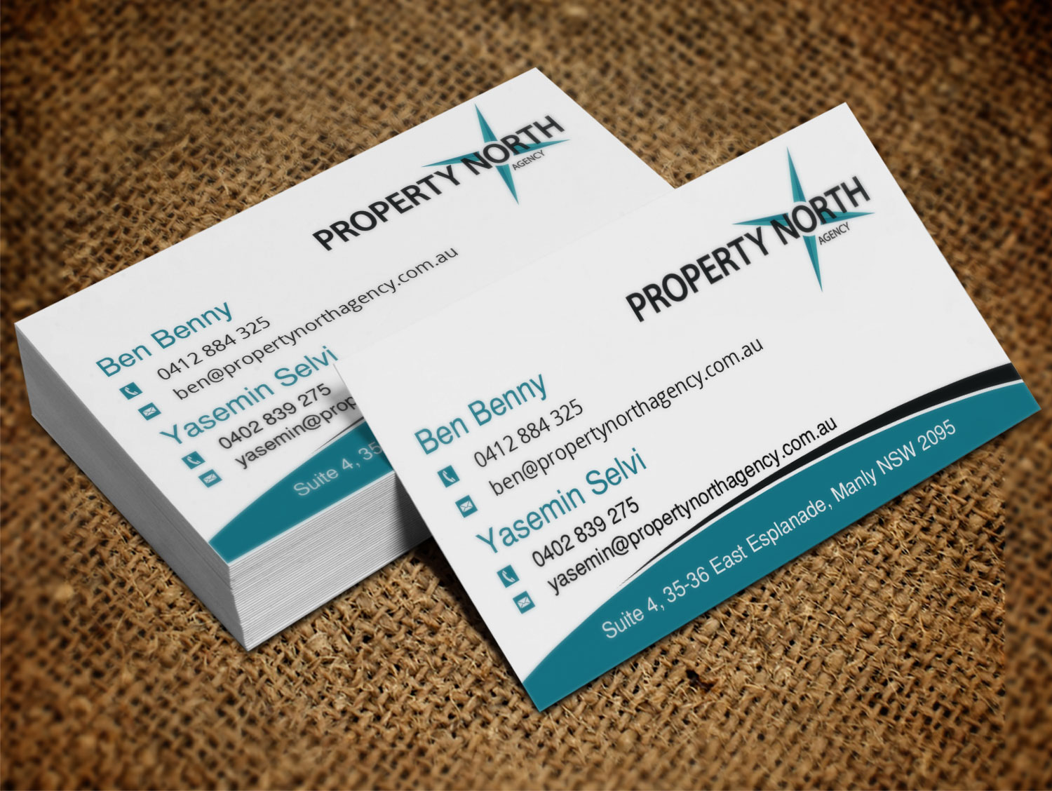 Diseño de Tarjeta de Presentación por Pixi Dust para Property North Agency | Diseño #9749835