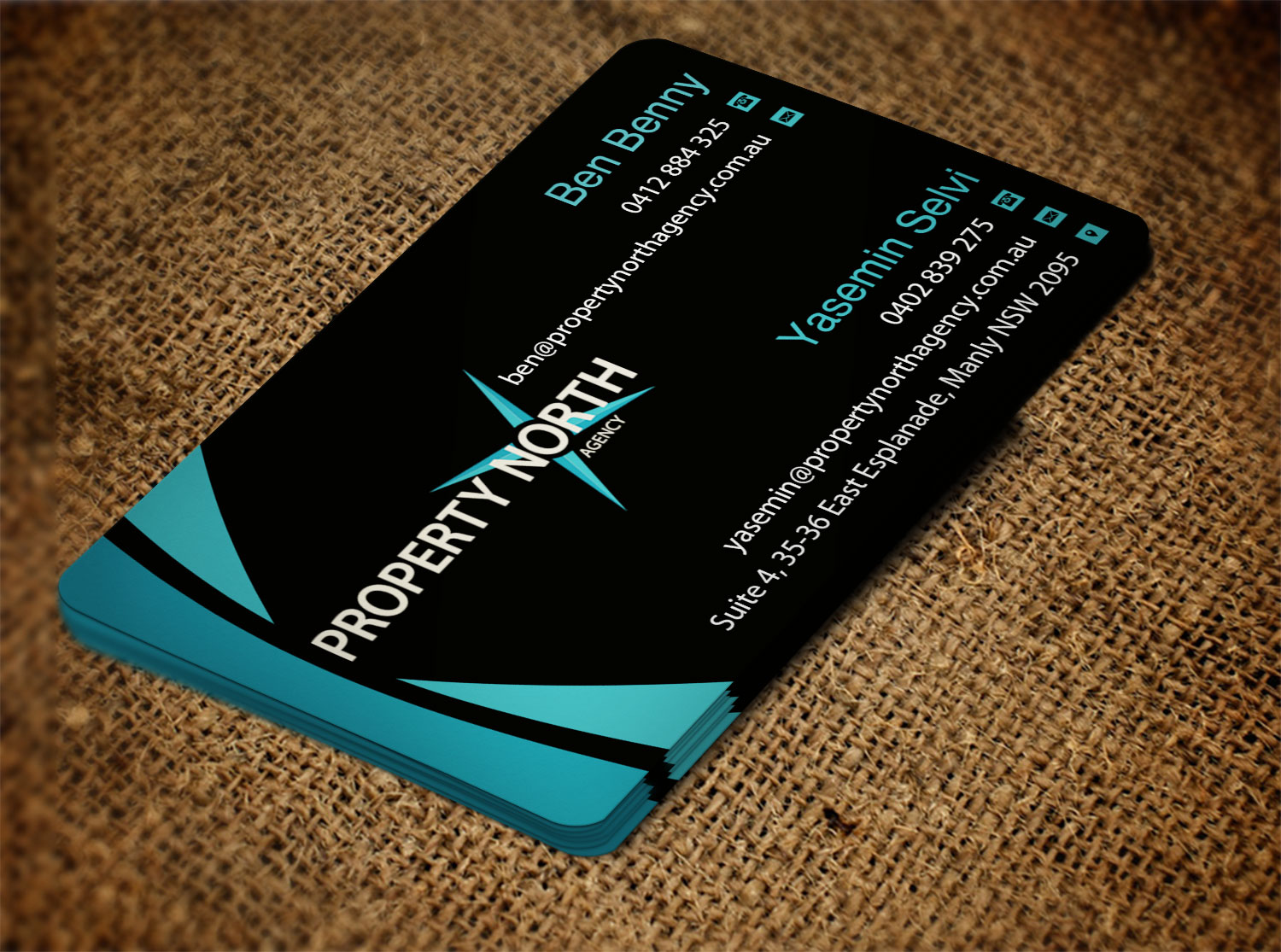 Visitenkarten-Design von Pixi Dust für Property North Agency | Design #9749841