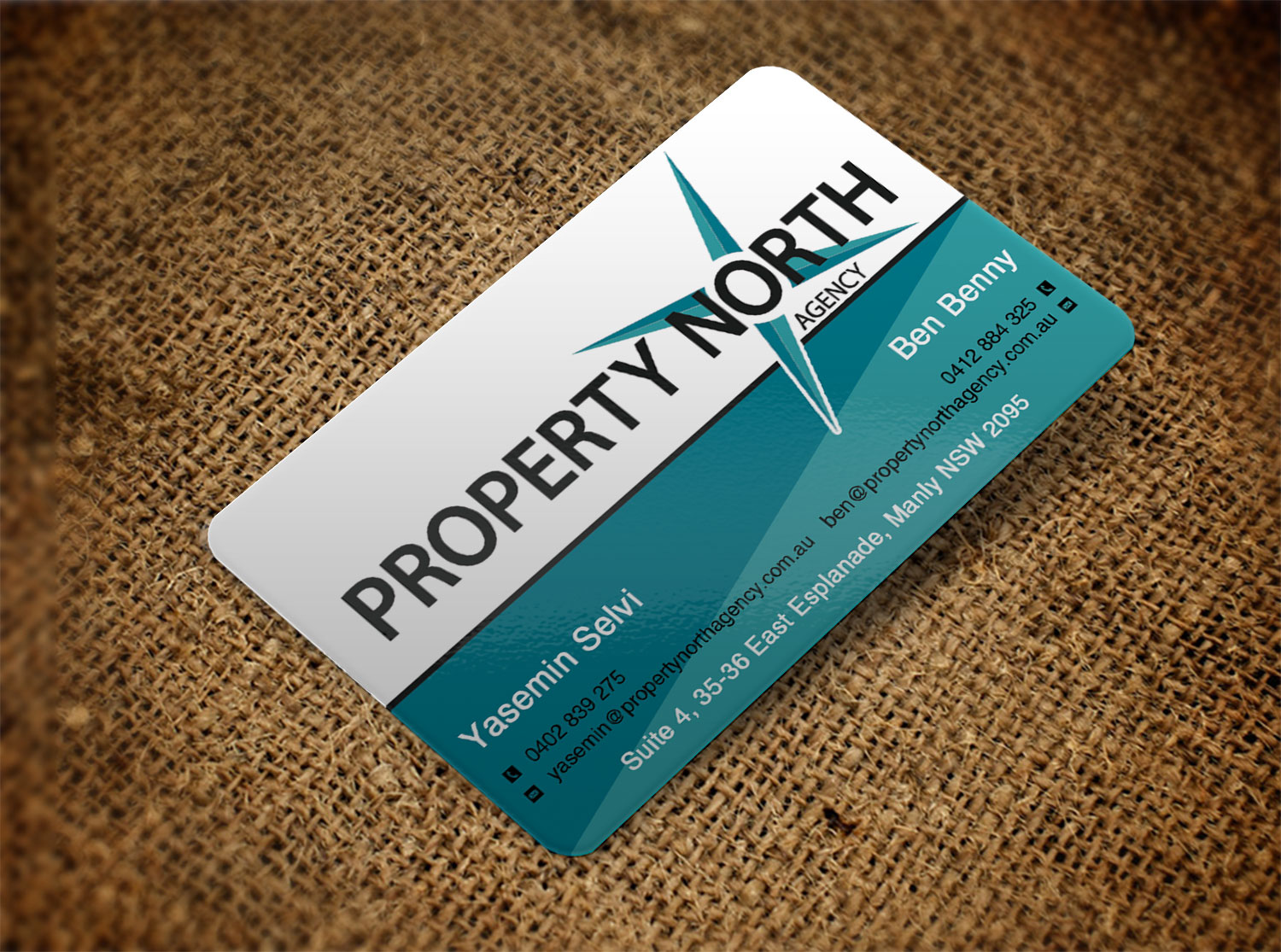 Diseño de Tarjeta de Presentación por Lanka Ama para Property North Agency | Diseño #9749792