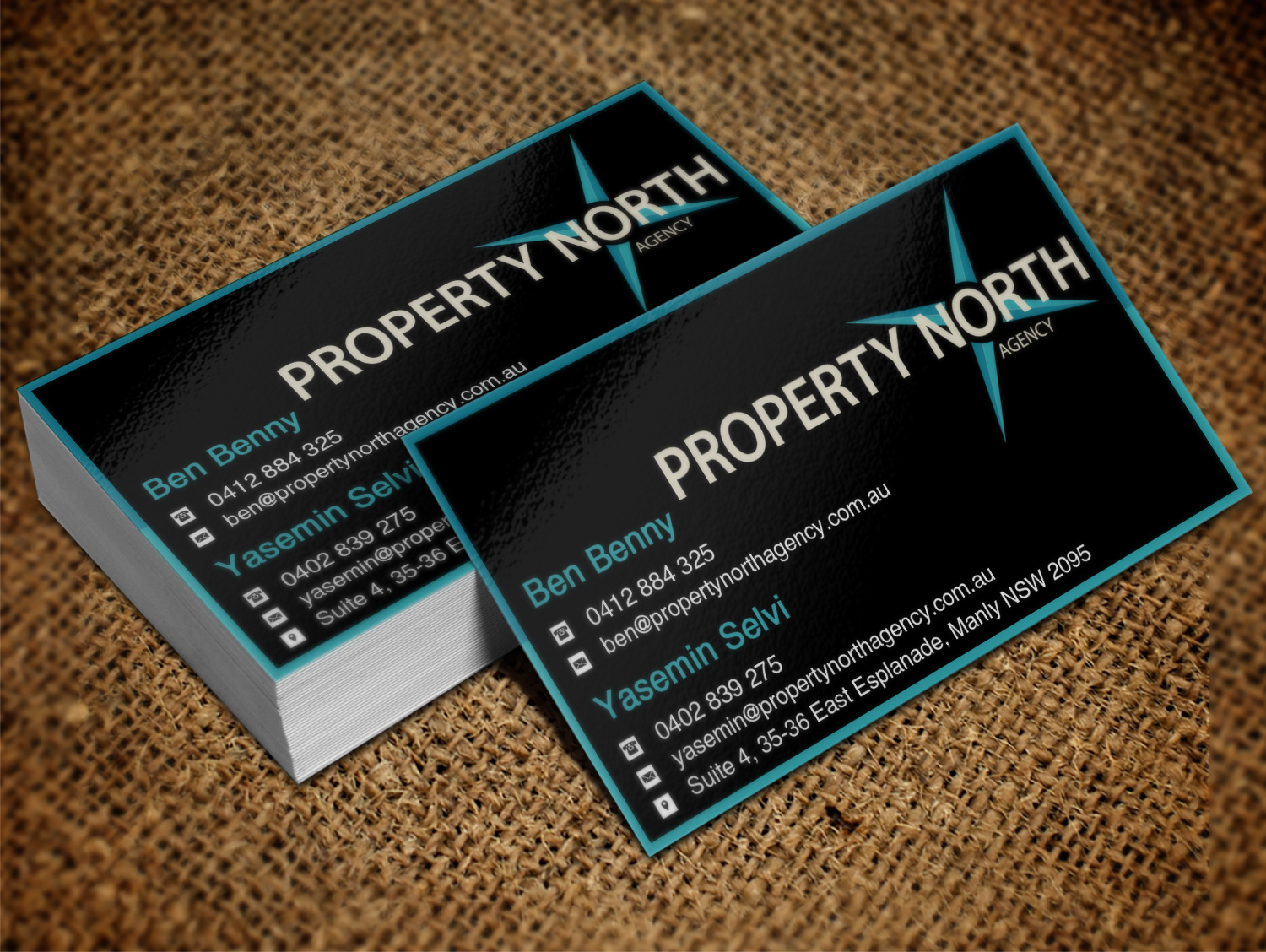 Diseño de Tarjeta de Presentación por Lanka Ama para Property North Agency | Diseño #9749795