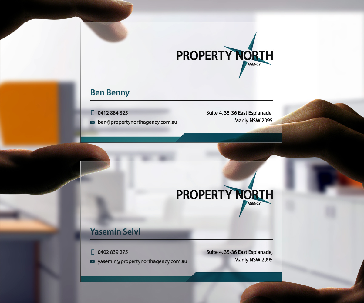 Business Card Design by Stylez Designz for Property North Agency | Design #9863300