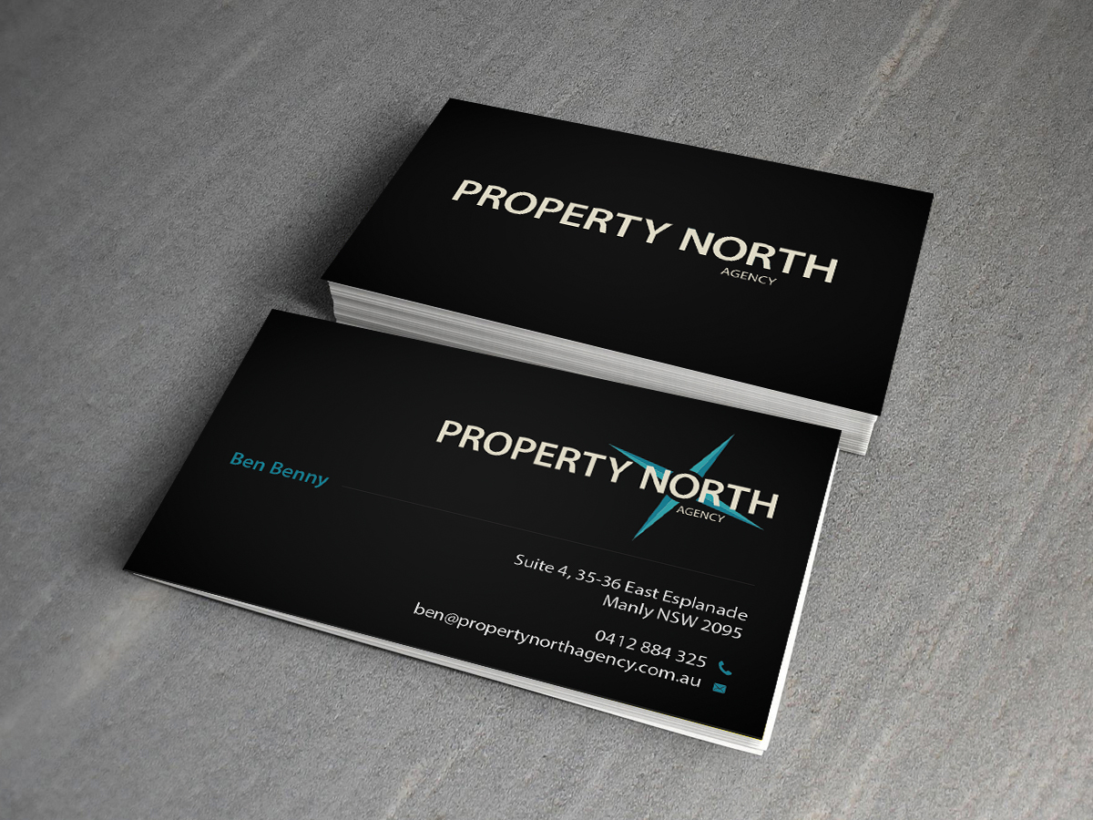 Design de Carte de Visite par Creations Box 2015 pour Property North Agency | Design #9771278