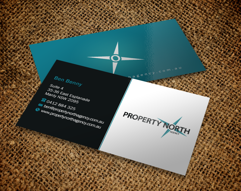 Visitenkarten-Design von Brand aid für Property North Agency | Design #9782792