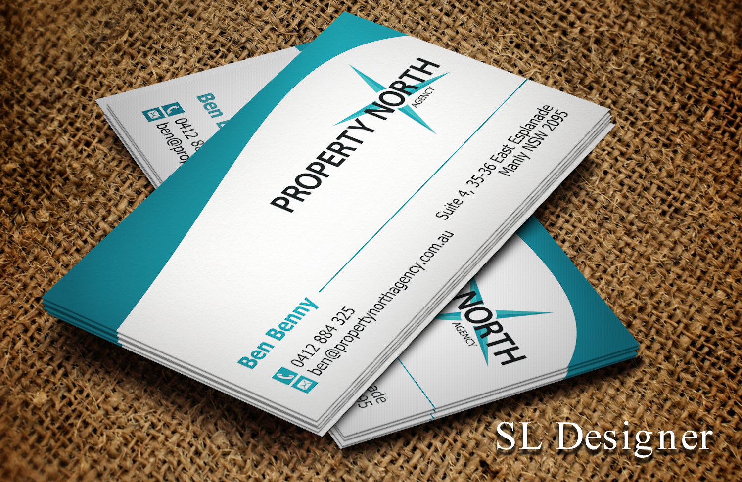 Business Card Design by SL Designer for Property North Agency | Design #9745563