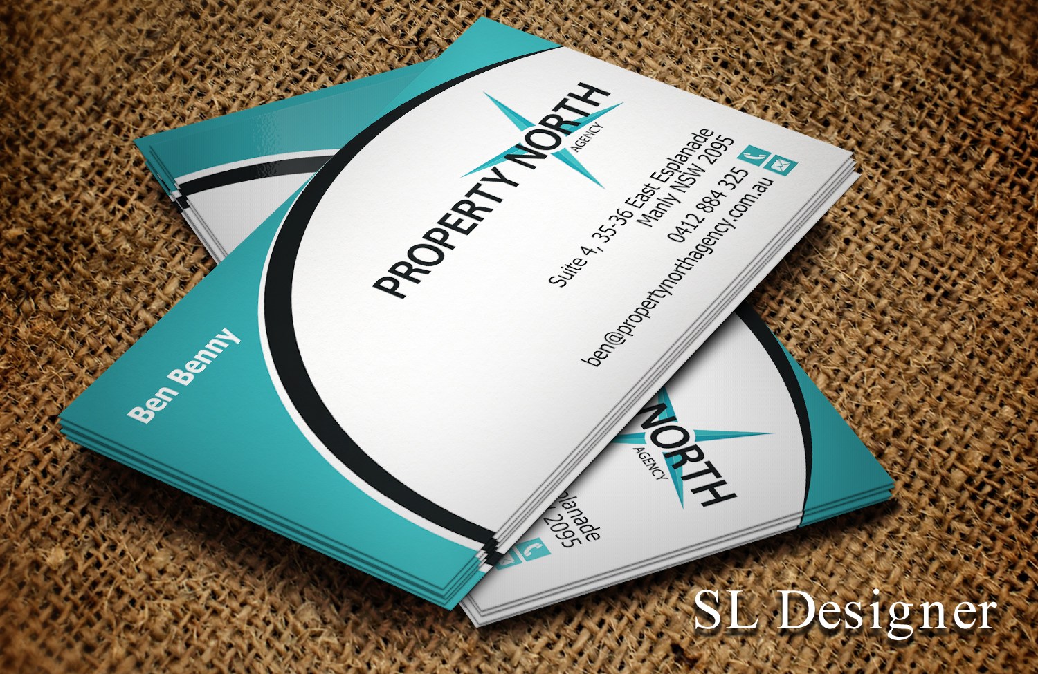 Diseño de Tarjeta de Presentación por SL Designer para Property North Agency | Diseño #9745571